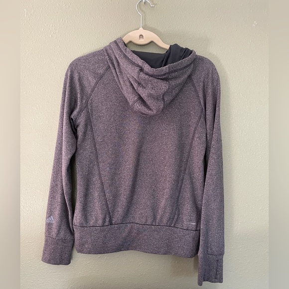 Adidas Ultimate Gray Hoodie "Fight Like Hell" Cancer Small - Picture 3 of 9